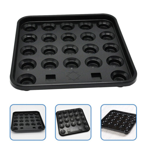 Bandeja para 22 bolas de billar, bolas de snooker, bandeja de transporte, bolas de mesa 1