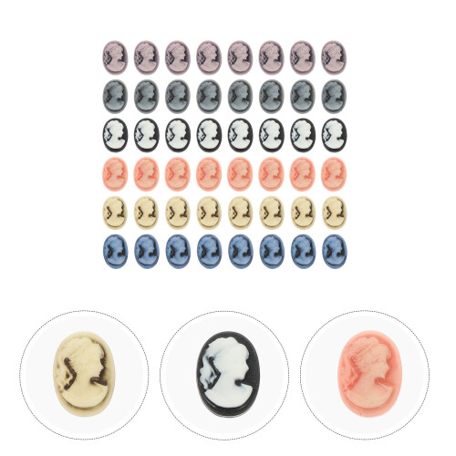 48Pcs Acessórios Resina Para Alto 2