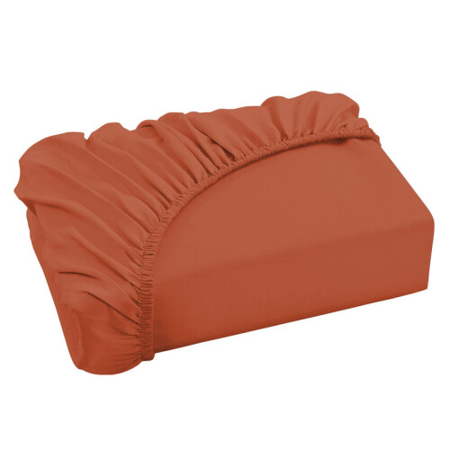 (Single, Rust) 30cm Fitted Sheet-Extra Soft Microfiber Fitted Bed Sheet- Single,Double & King Sizes 1