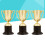 3 Unidades Troféu Plástico Para Competições 10