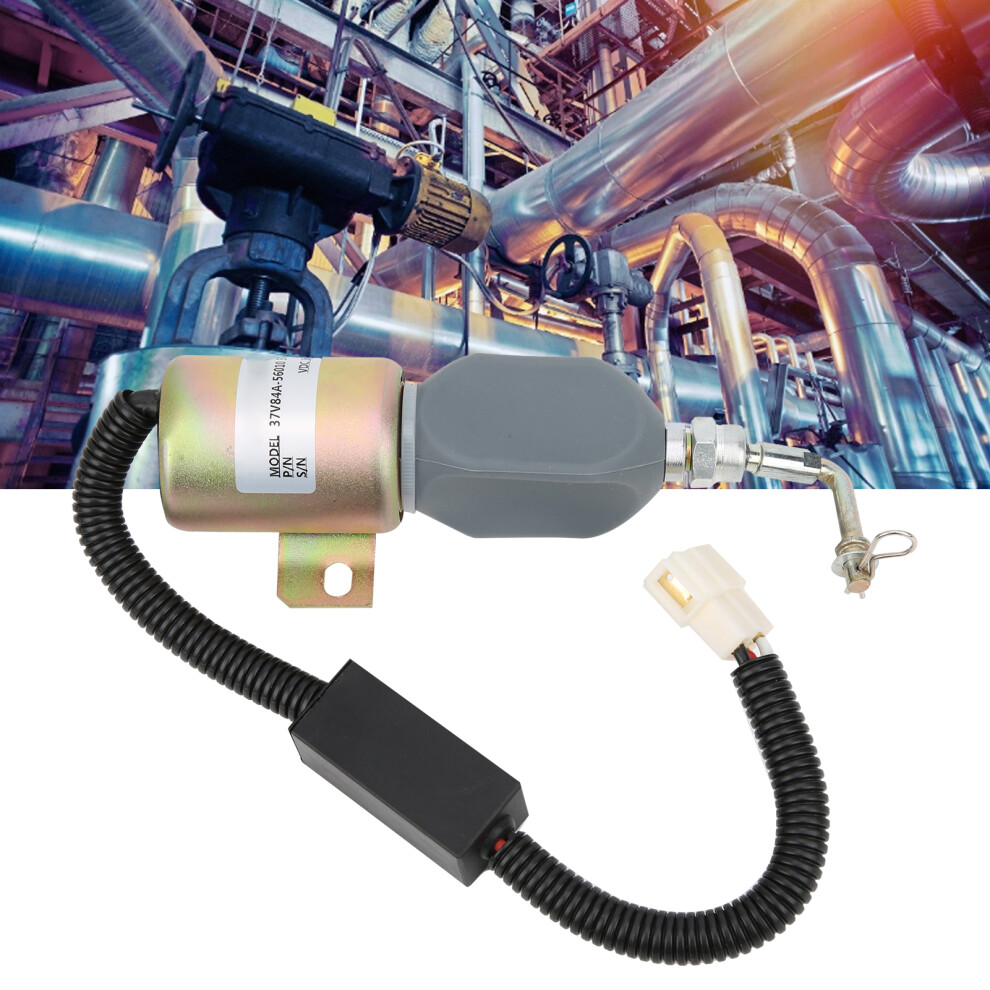 Fuel Shut Off Solenoid Valve 37V84a-56010 Dc12v For Yc Dfm Generator Flameout 6931360342780
