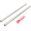 19 mm diameter, replacement handle for floor brooms and 1