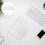 aluminum alloy mouse pad, square, double-sided, desk mat 2
