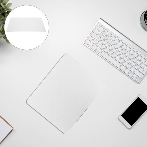 aluminum alloy mouse pad, square, double-sided, desk mat 1