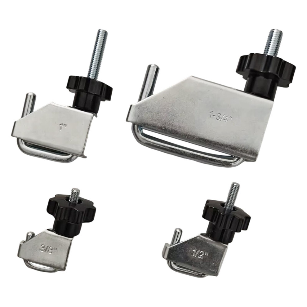 4 Pieces Hose Pinch Tools Repair Tool 1-3/4" 1" 1/2" 3/8" Automobile Coolant Hose U Shaped Vehicle Fitting Clamps 9067246667306