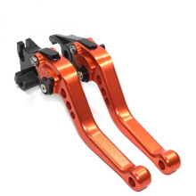 Motorcycle Clutch Brake Levers CNC Short For Ducati 1198S/R 2009-2011, 1098S 2007-2008, 848 EVO 2007-2013 Orange
