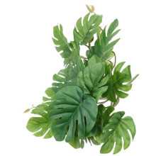 Plante artificielle en plastique pour aquariums à reptiles et poissons