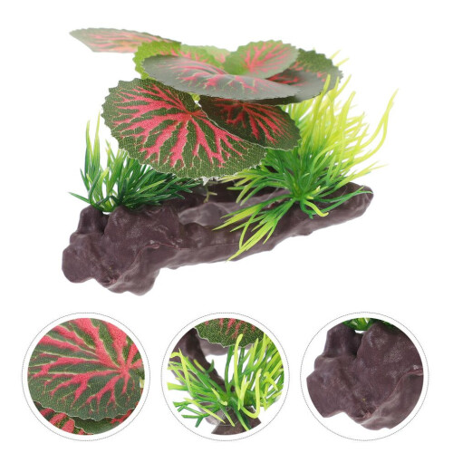 Planta de acuario artificial para pecera 1