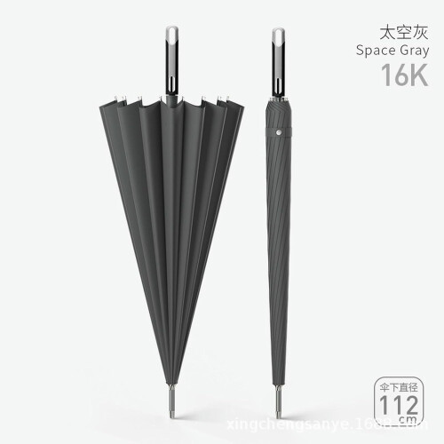 Umbrella Long Handle Golf 280T Automatic Straight Black A Golf Umbrella 1