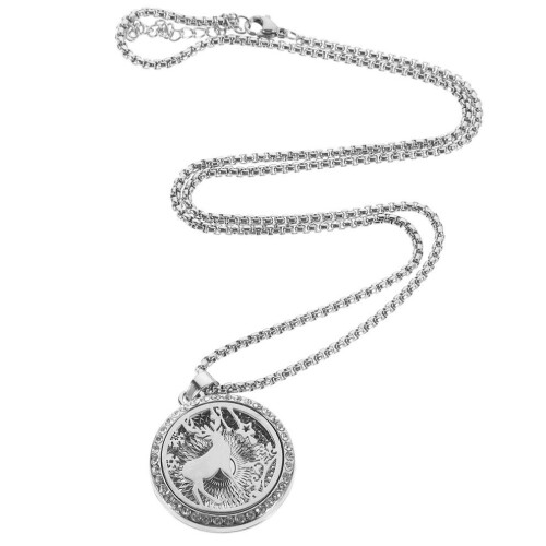 Collar difusor de aromaterapia con elementos navideños.