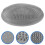Inflatable wobble board with thick core for core muscles (grey) 4