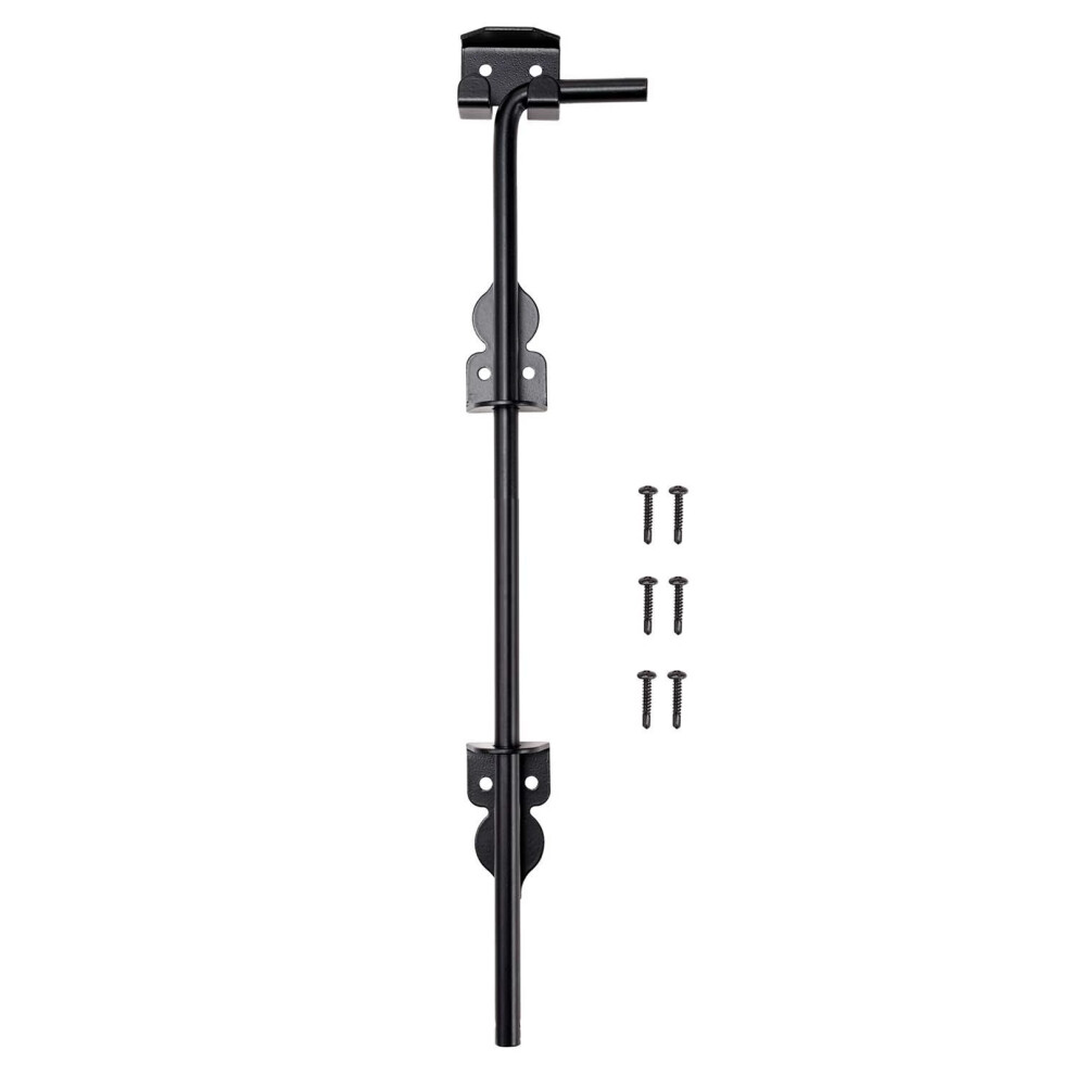 (61Cm) Gate Lock Durable External Door Security Bolts Black Finish. Home-image-OPC-PMXKSDZ-NEW