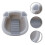 Ensemble lavabo pour bébé, seau à glace, bac à linge avec 4