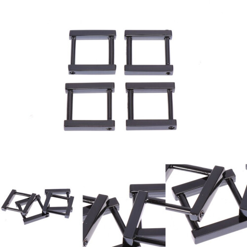 Suministros para hacer bolsas Anillo rectangular de metal 4