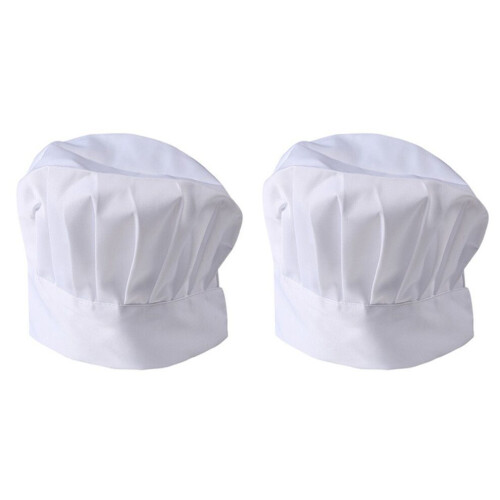 Justerbara barkockmössor för restaurangpersonal, 2-pack
