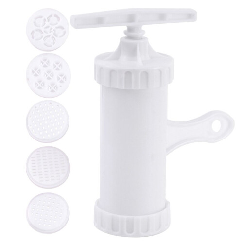 2 mini hand-operated pasta machines, space-saving, with 5