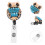 Badgeclip van legering, blauw 1 5