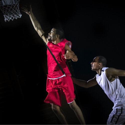 Basketball-Trainingshilfe mit Sprungwurfgürtel. Anleitung 2