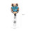 Badgeclip van legering, blauw 1 2