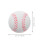 Baseball-Trainingsbälle, weiß, 4 Stück 2