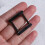 Suministros para hacer bolsas Anillo rectangular de metal 4 5