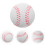 Baseball-Trainingsbälle, weiß, 4 Stück 4