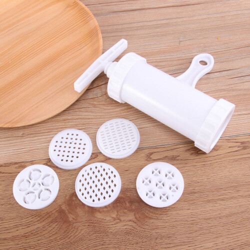 2 mini hand-operated pasta machines, space-saving, with 5 2