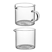 2 Mini-Kaffeetassen, Dessertschälchen für Pudding, Milch
