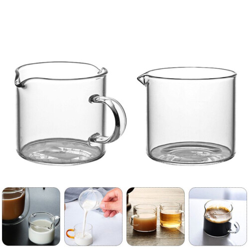 2 Mini-Kaffeetassen, Dessertschälchen für Pudding, Milch 2