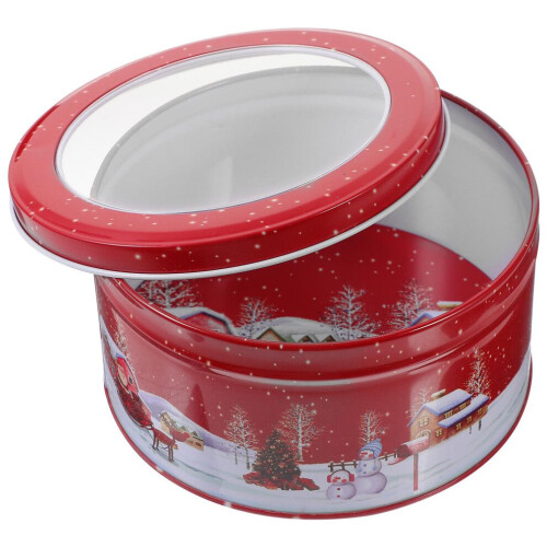 tin cookie box, Christmas candy packaging, snack box, gift box 2