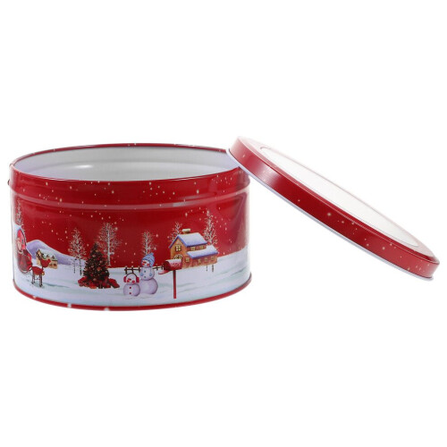 tin cookie box, Christmas candy packaging, snack box, gift box 1