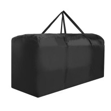 Garden Furniture Cushion Storage Bag Outdoor Cushion Covers Waterproof Dustproof Anti-UV 210D Oxford Fabric Outdoor Furniture Storage Bag with Handle