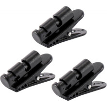 Earphone Wire Clips 360 Degree Rotatable Earphone Mount Clip for Fixing Headphone Wire Organize for Running Hiking Walking, 39*27mm-Lilaris 3Pcs