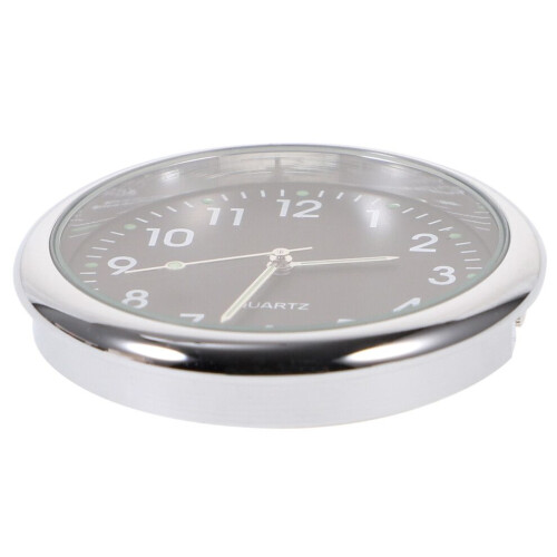 Car Dashboard Clock, Electronic Night-Luminous Clock (Black) 1