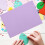 Paars kartonpapier voor knutselprojecten, 10 stuks 5