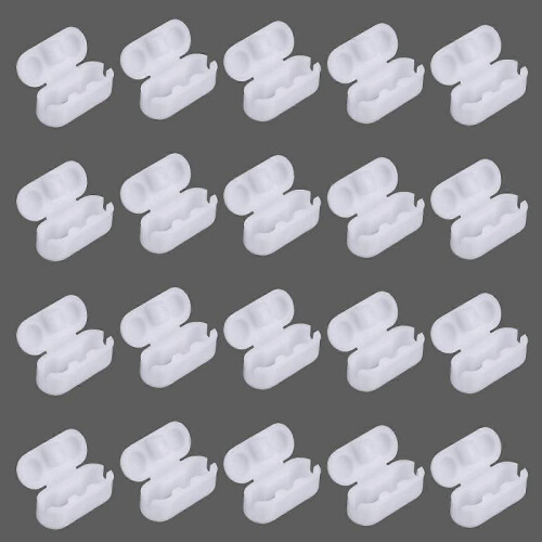 20 Packs Vertical Blind Chain Connector Replacement Blind Ball Chain Ball Chain Connector (Plastic A) Ephé 1
