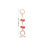 Cartera Cherry con extensión de cadena roja 2