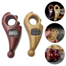 (Mahogany) Button Reset Electronic Rosary 5-digit Display Ergonomic Low Energy Consumption Portable Finger Counter Buddha Beads Counter