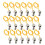 Coachingfluitje voor buitenactiviteiten, 24 stuks 1