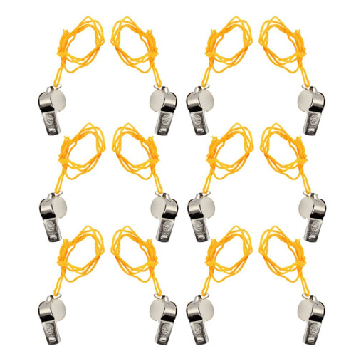 Coachingfluitje voor buitenactiviteiten, 24 stuks