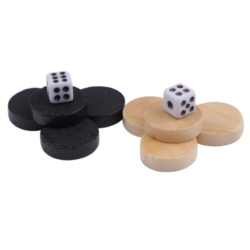 32-teiliges Schachset für Kinder: Dame, Backgammon & Damespiel 1