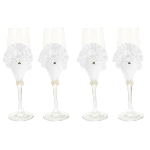 2 par bröllopsglasögon för och 1