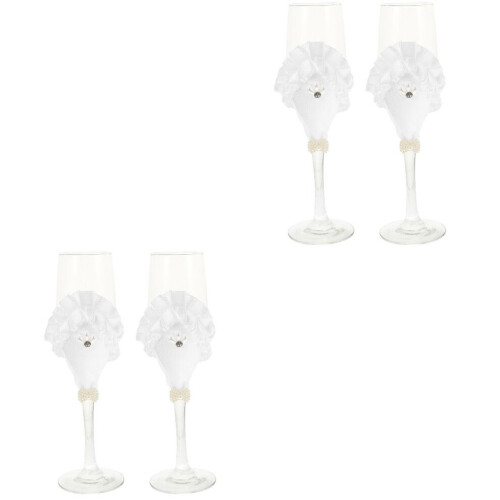 2 par bröllopsglasögon för och 2