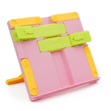 Reading Stand Foldable Book Holder Multifunctional Adjustable Foldable for Kids and Adults, Tablet, Cookbook, Betterlife (Pink)