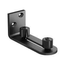 Carbon Steel Adjustable Sliding Floor Guide Barn Door Hardware Stay Roller Channel Guides Sliding Door Hardware Accessory,ladacèe