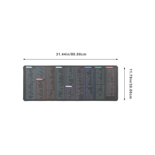 Desk Mouse Pad Black 1 1
