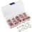 Metal Washers, 200 Pcs Copper Washers with 9 Sizes Flat Washers with Storage, Fonepro 1