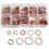 Metal Washers, 200 Pcs Copper Washers with 9 Sizes Flat Washers with Storage, Fonepro 4