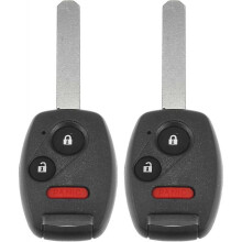 2pcs 313.8MHz MLBHLIK-1T Replacement Smart Proximity Keyless Entry Remote Key Fob for Honda CR-V CR-Z Fit Insight Accord Crosstour 3 Buttons with Door