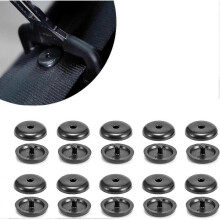 10 PCS Car Seat Belt Stopper Set, Positioning Fixed Button to Avoid Seat Belt Clip from Slipping, Buckle System Press Ins